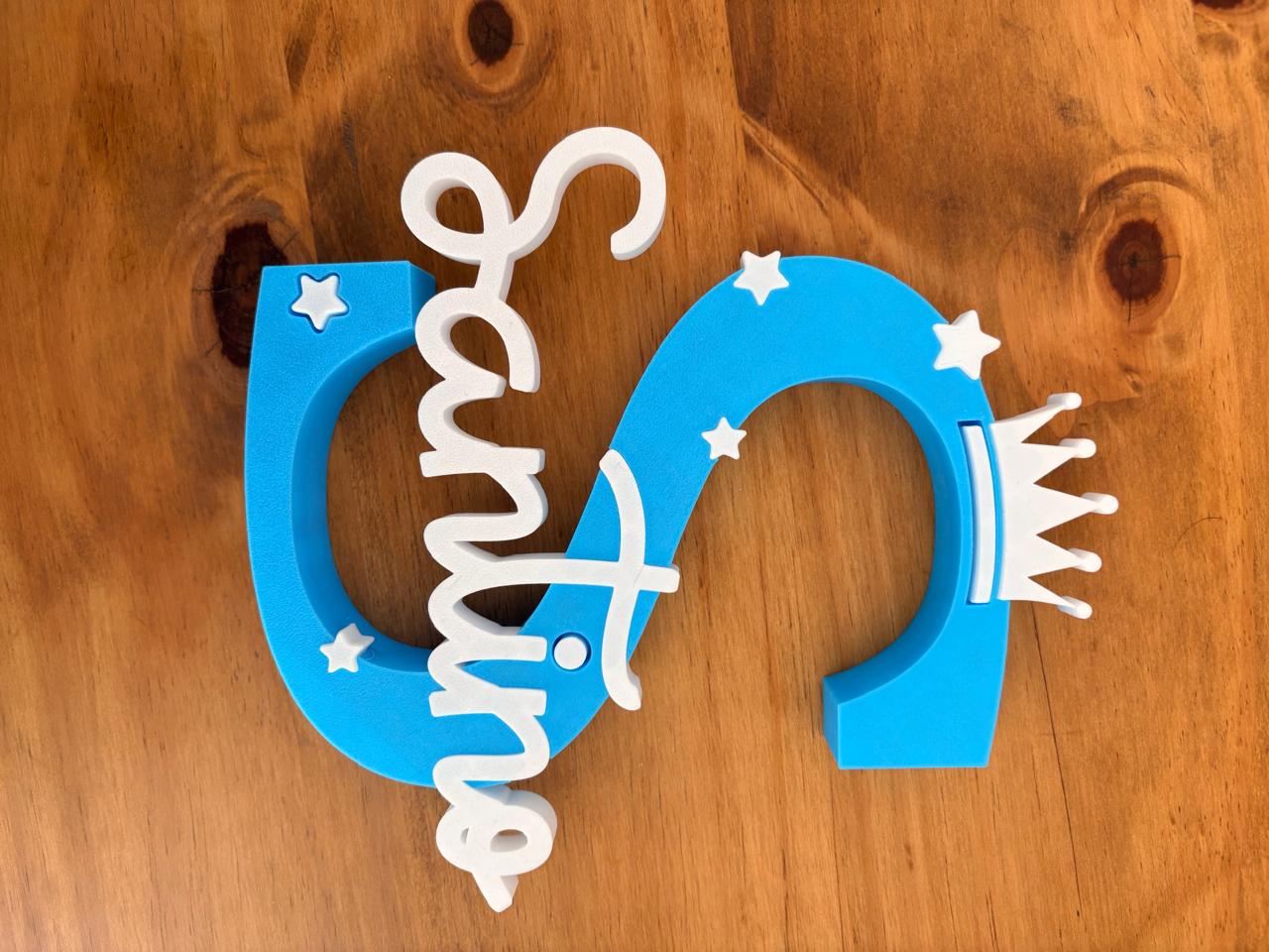 Pieza impresa en 3D personalizada